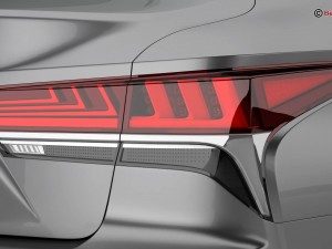 lexus ls 500 2018 3D 모델