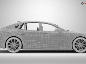 lexus ls 500 2018 3D 모델