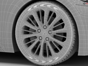 lexus ls 500 2018 3D 모델