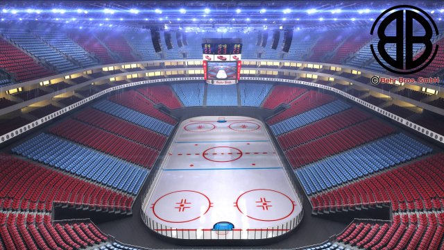 ice hockey arena v2 3D 模型 .c4d .max .obj .3ds .fbx .stl .blend 