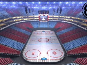 ice hockey arena v2 Modelo 3D