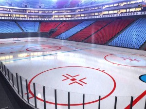 ice hockey arena v2 3D 模型