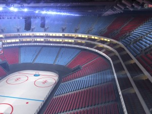 ice hockey arena v2 3D 模型
