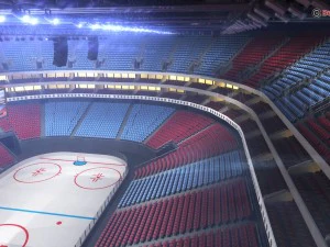 ice hockey arena v2 3D Model