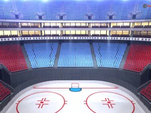 ice hockey arena v2 3D Model