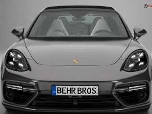 porsche panamera sport turismo turbo 2018 Model 3D