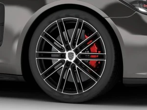 porsche panamera sport turismo turbo 2018 Model 3D