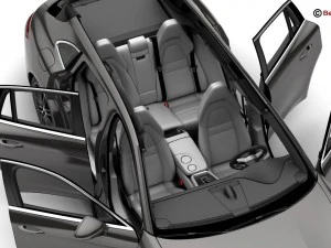 porsche panamera sport turismo turbo 2018 Model 3D