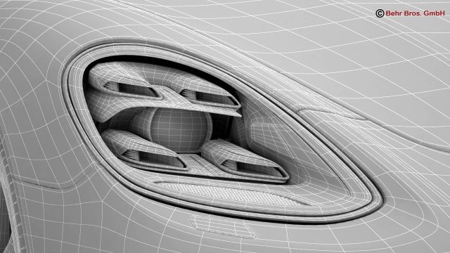 porsche panamera sport turismo turbo 2018 3D Model in Sport Cars 3DExport