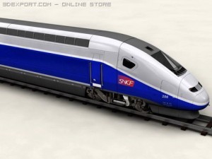 tgv duplex 3D-Modell