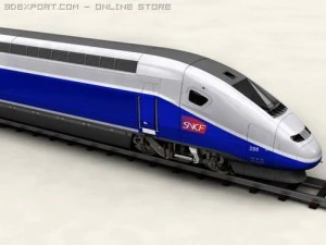 tgv d&uacute;plex Modelo 3D
