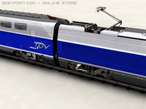tgv duplex 3D-Modell
