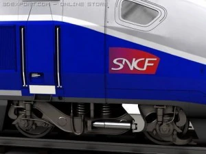 tgv d&uacute;plex Modelo 3D