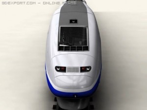 tgv duplex 3D-Modell