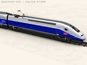 tgv duplex 3D-Modell