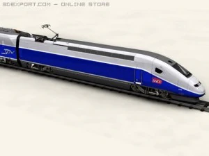 tgv d&uacute;plex Modelo 3D