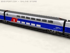 tgv duplex 3D-Modell
