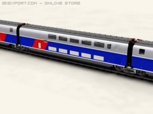 tgv duplex 3D-Modell