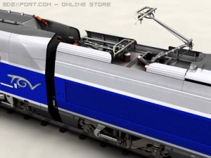 tgv duplex 3D-Modell