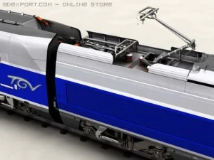 tgv d&uacute;plex Modelo 3D