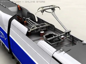 tgv d&uacute;plex Modelo 3D