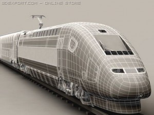 tgv duplex 3D-Modell
