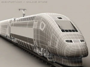 tgv d&uacute;plex Modelo 3D