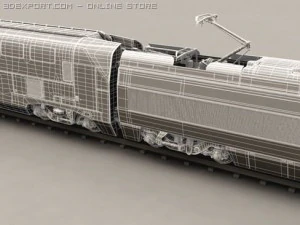 tgv d&uacute;plex Modelo 3D