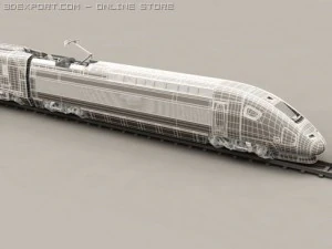 tgv d&uacute;plex Modelo 3D
