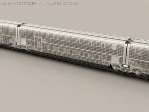 tgv d&uacute;plex Modelo 3D