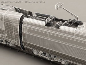 tgv duplex 3D-Modell