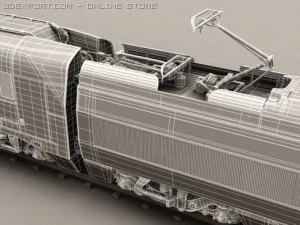 tgv d&uacute;plex Modelo 3D