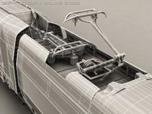 tgv d&uacute;plex Modelo 3D