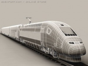tgv duplex 3D-Modell