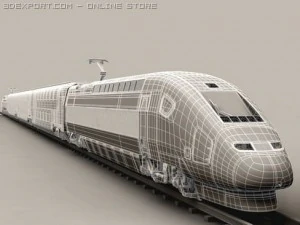 tgv d&uacute;plex Modelo 3D