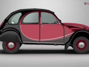 citroen 2cv6 charleston 3Dモデル