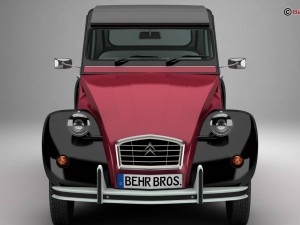 citroen 2cv6 charleston 3Dモデル