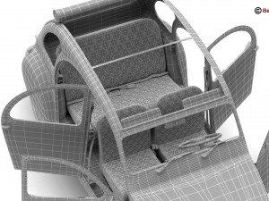 citroen 2cv6 charleston 3Dモデル