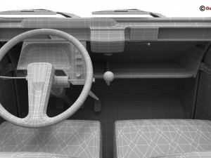 citroen 2cv6 charleston 3Dモデル