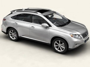 lexus rx 2010 3D Model