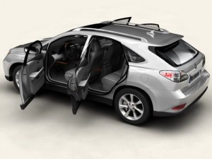 lexus rx 2010 3D Модель