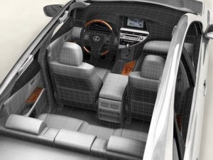 lexus rx 2010 3D Модель