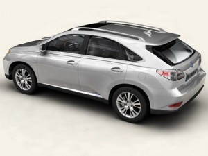lexus rx 2010 3D Модель