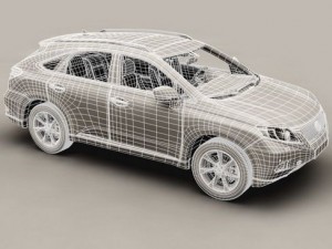 lexus rx 2010 3D Модель