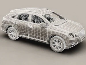 lexus rx 2010 3D Model