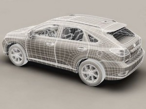 lexus rx 2010 3D Модель