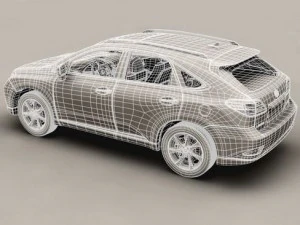 lexus rx 2010 3D Model