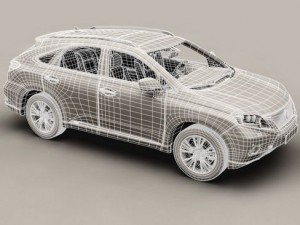 lexus rx 2010 3D Модель