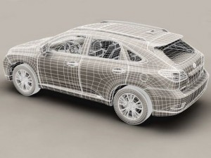 lexus rx 2010 3D Модель