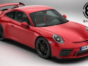 porsche 911 gt3 2018 Modelo 3D